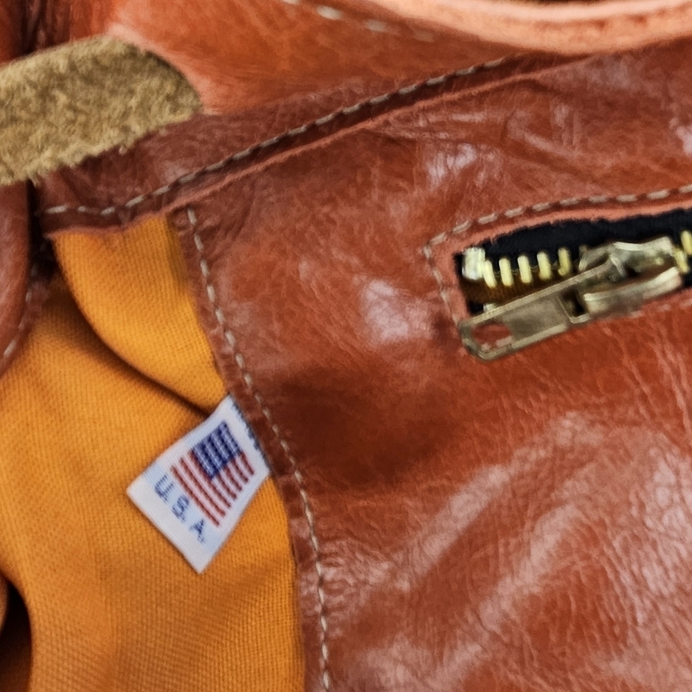 Authentic Hair-On Cowhide Leather Backpack Rustic Western Travel Bag Made in USA - Picture 13 of 13